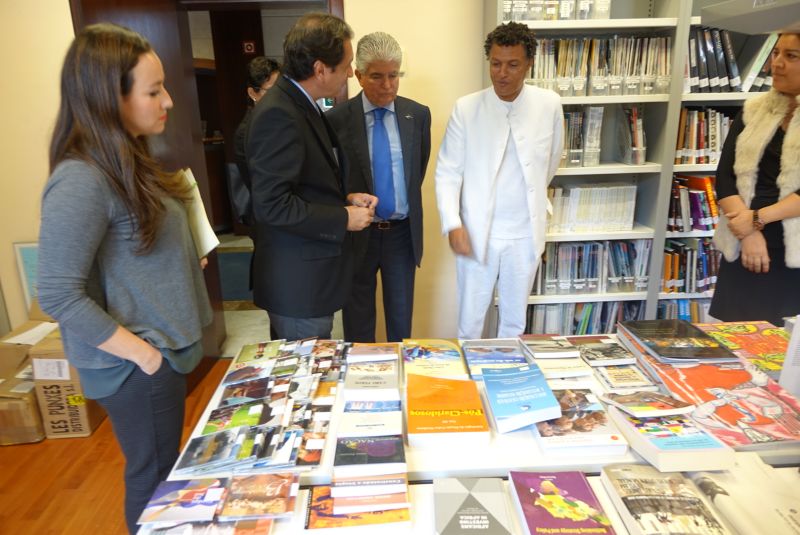 El ministro de Cultura de Cabo Verde, Mário Lúcio Sousa, visita Casa África