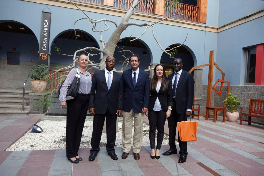 El embajador de Senegal en España visita Casa África