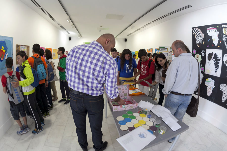 Los alumnos canarios exponen sus visiones de África en Casa África