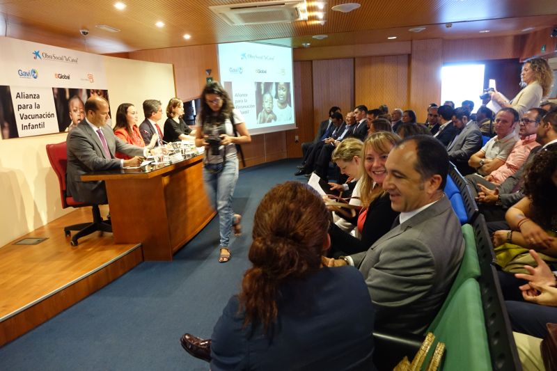 24 empresas de la provincia de Las Palmas han contribuido a la vacunación de 8.687 niños de países de baja renta