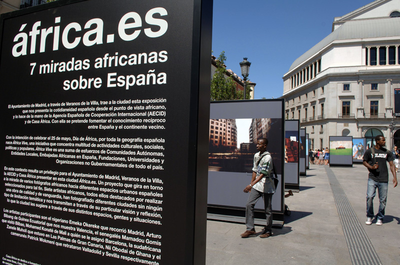 Miradas africanas sobre la ciudad española toman las calles de Madrid