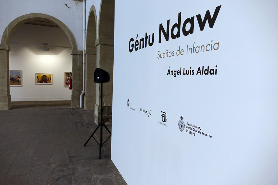 Ángel Luis Aldai muestra sus retratos de la infancia africana en La Recova de Santa Cruz de Tenerife