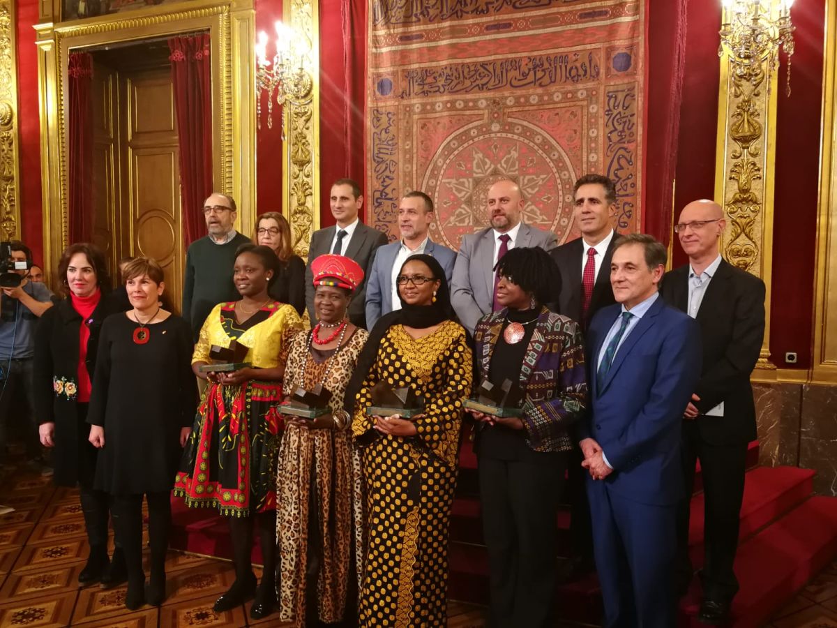 La candidatura Mujeres Africanas y Derechos Humanos en África recibe el XVI Premio Internacional Navarra a la Solidaridad