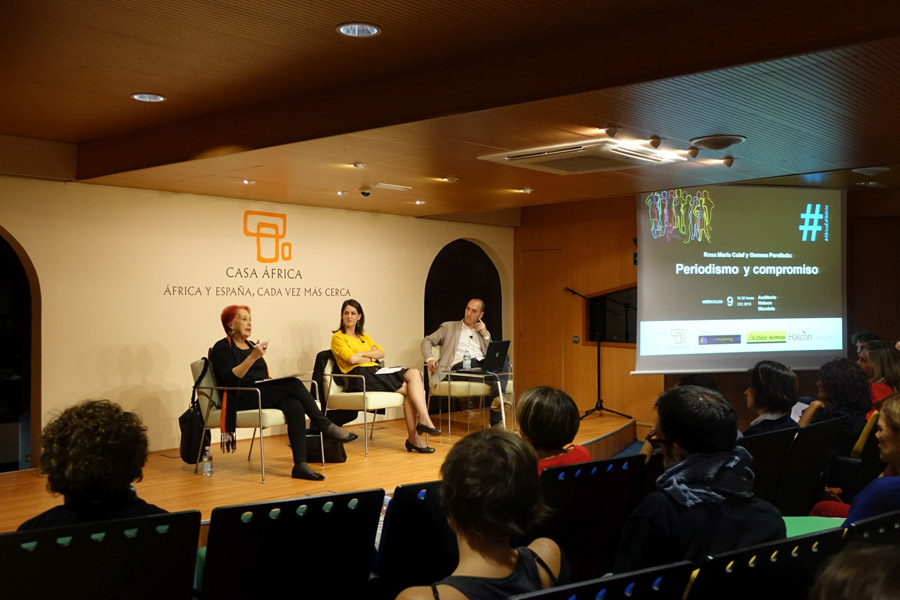 Rosa María Calaf y Gemma Parellada protagonizan una conferencia sobre periodismo y compromiso en Casa África