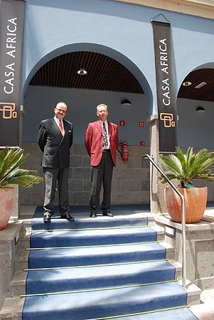 Casa África recibe la visita de representantes diplomáticos de Suiza