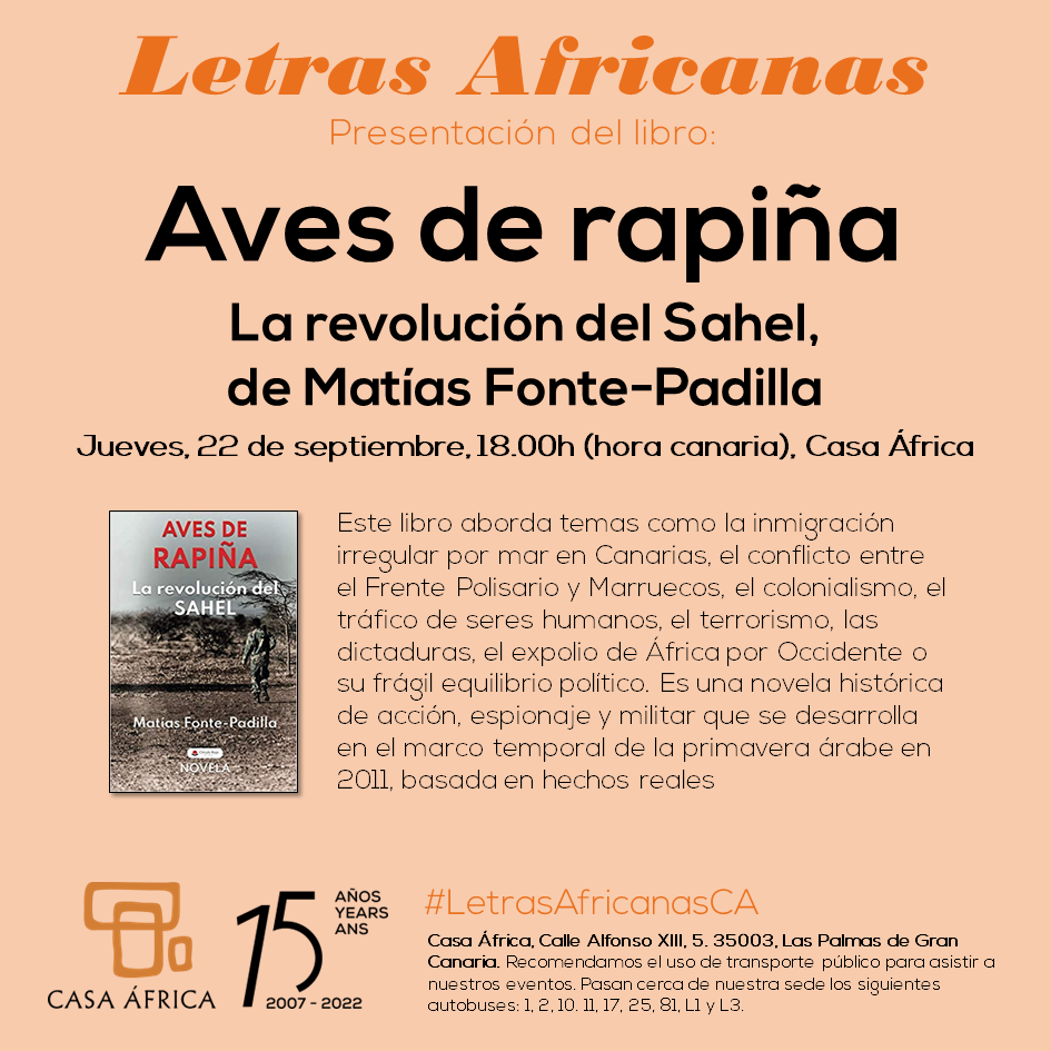 Invitación Aves de rapiña. La revolución del Sahel 2