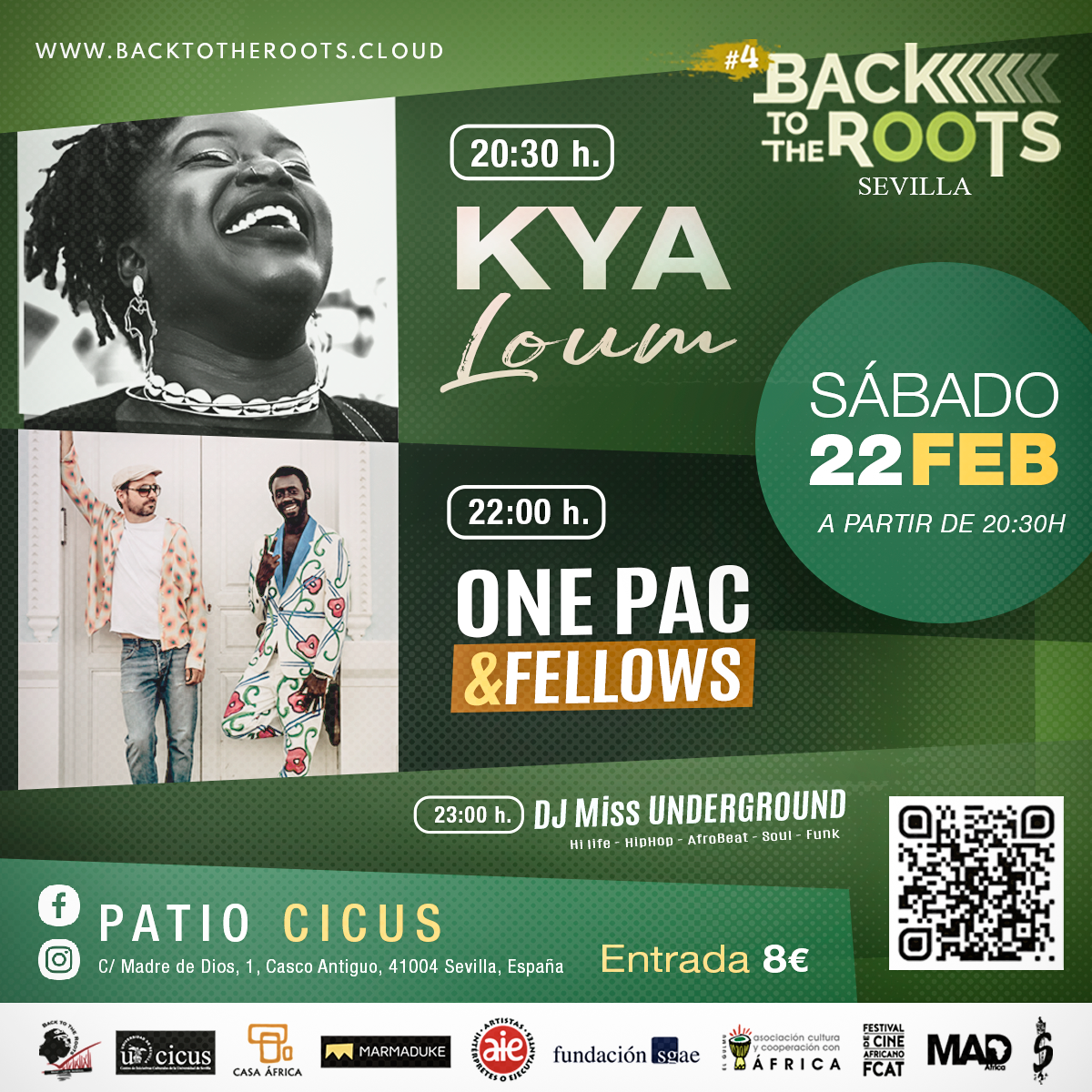 Kya Loum en el Back to the roots Sevilla 2025