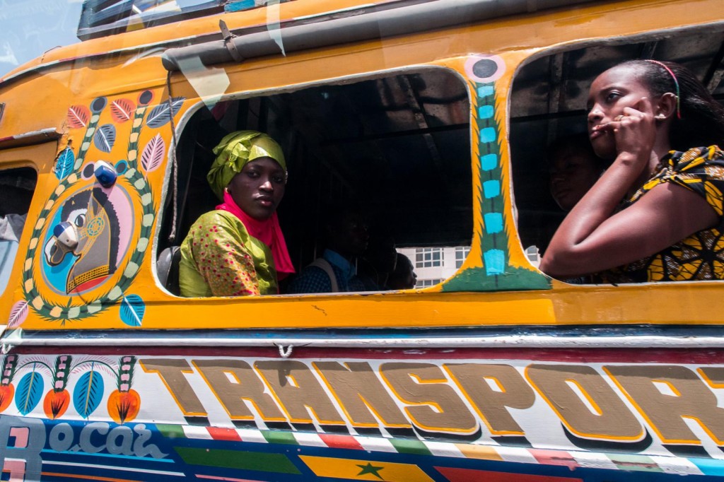 Car rapide. dakar, senegal 2016.