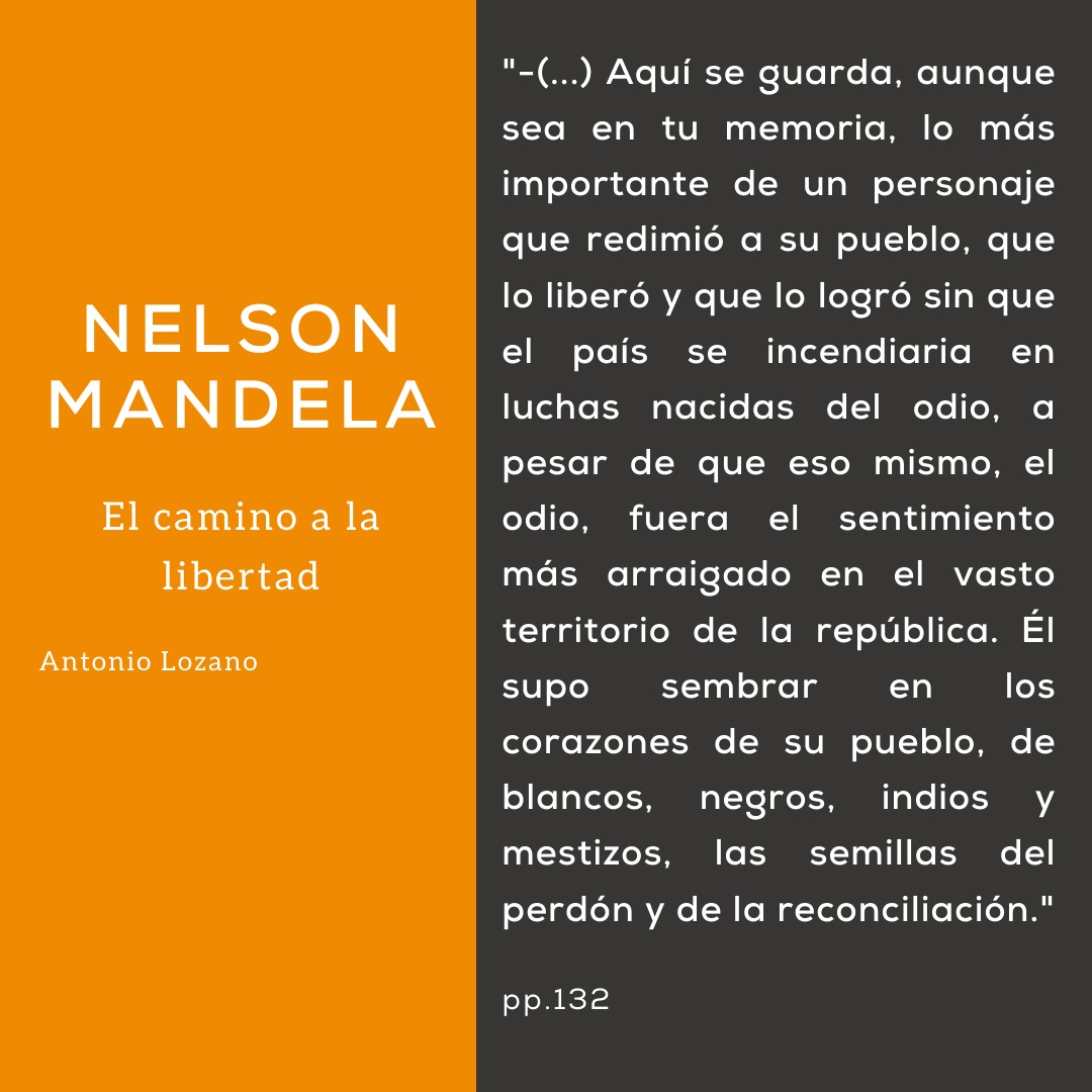 Cita de Antonio Lozano sobre Mandela