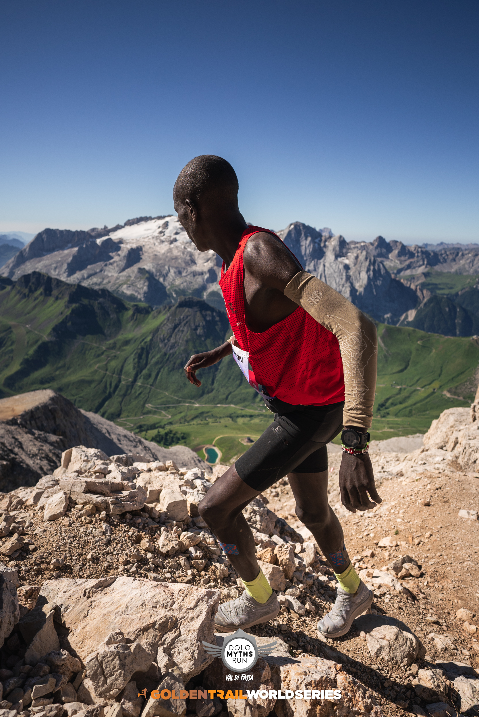 Robert Pkmoi en la Dolomyths Run