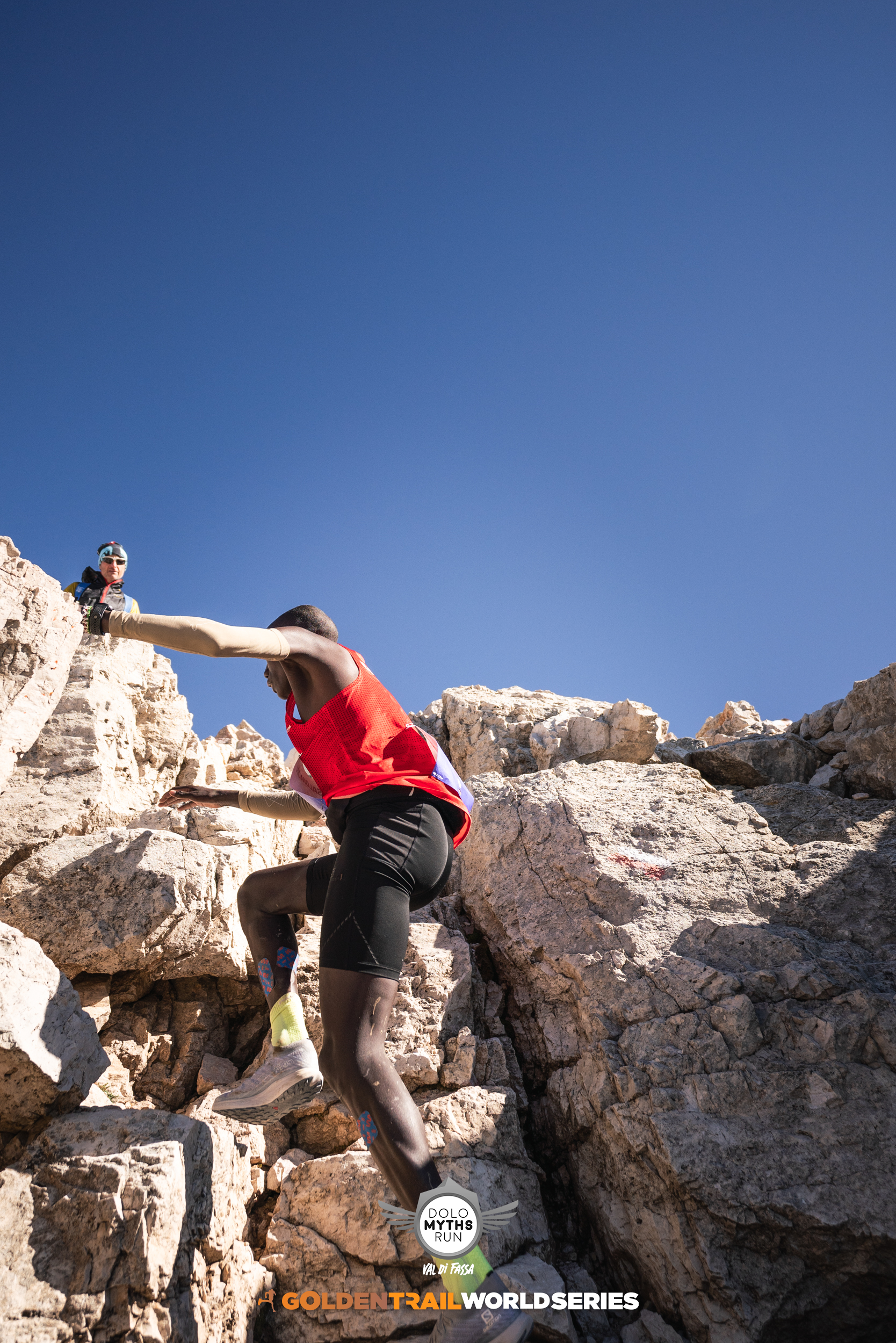 Robert Pkmoi en la Dolomyths Run