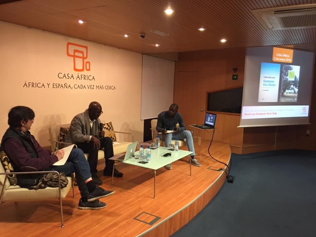 Antonio Lozano, Boubacar Boris Diop y Mame Cheikh Antonio Lozano, Boubacar Boris Diop y Mame Cheikh