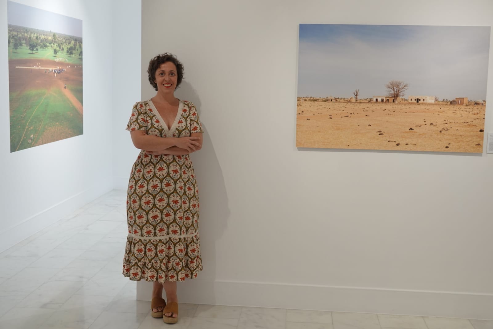 Marta Moreiras y su expo en Casa África