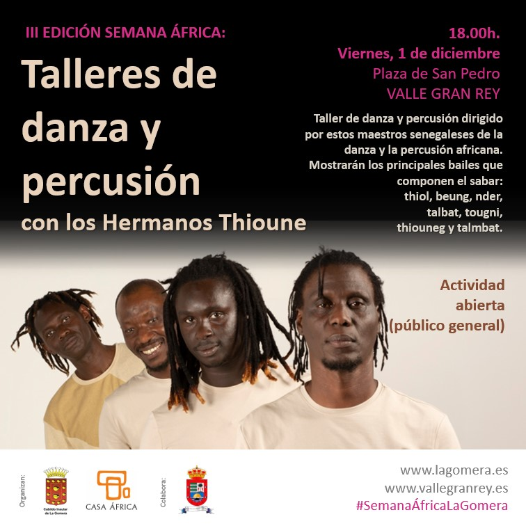 Talleres de danza y percusión