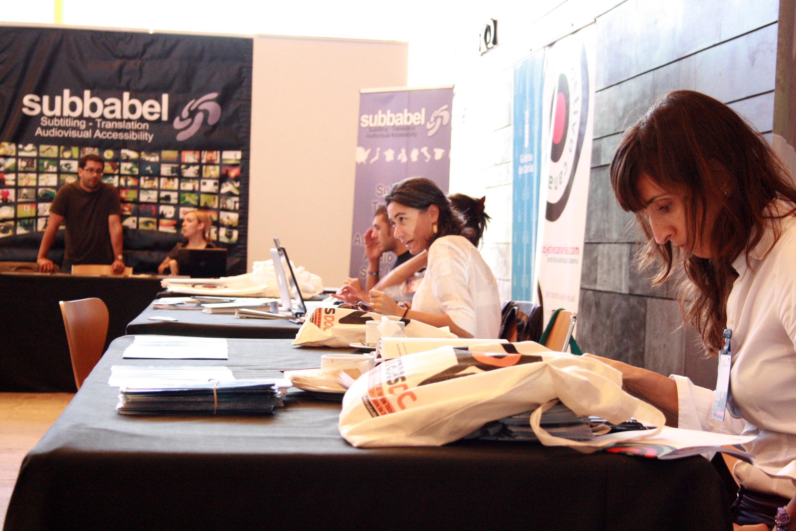 35. MiradasDoc Market - Exposiciones audiovisual (foto Eva Molina)