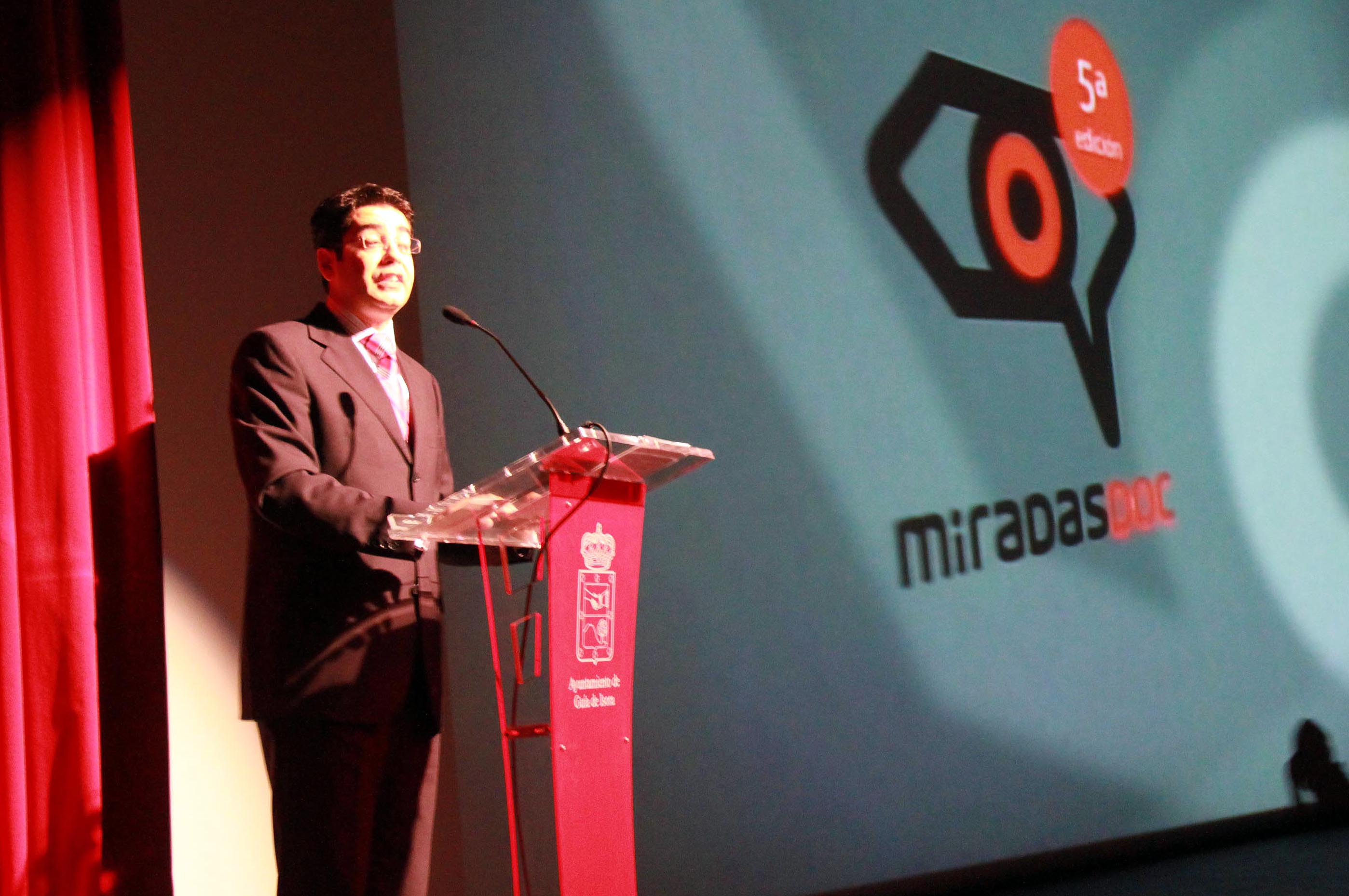 56. Pedro Martín, alcalde de Guía de Isora - Inauguración MiradasDoc 2011
