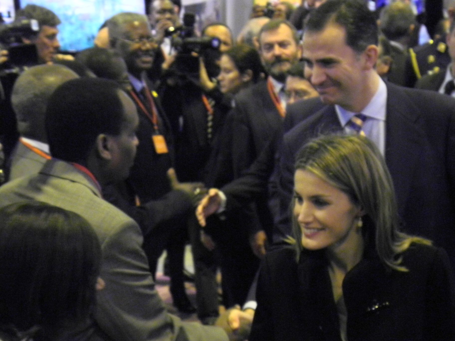8. SSAARR los Príncipes de Asturias en INVESTOUR 2012 con los empresarios africanos