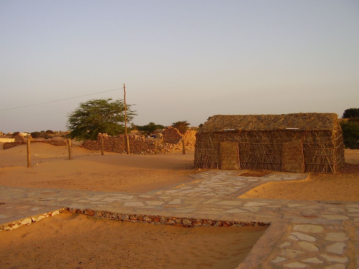3.	Vista de albergue en Chinguetti, Mauritania