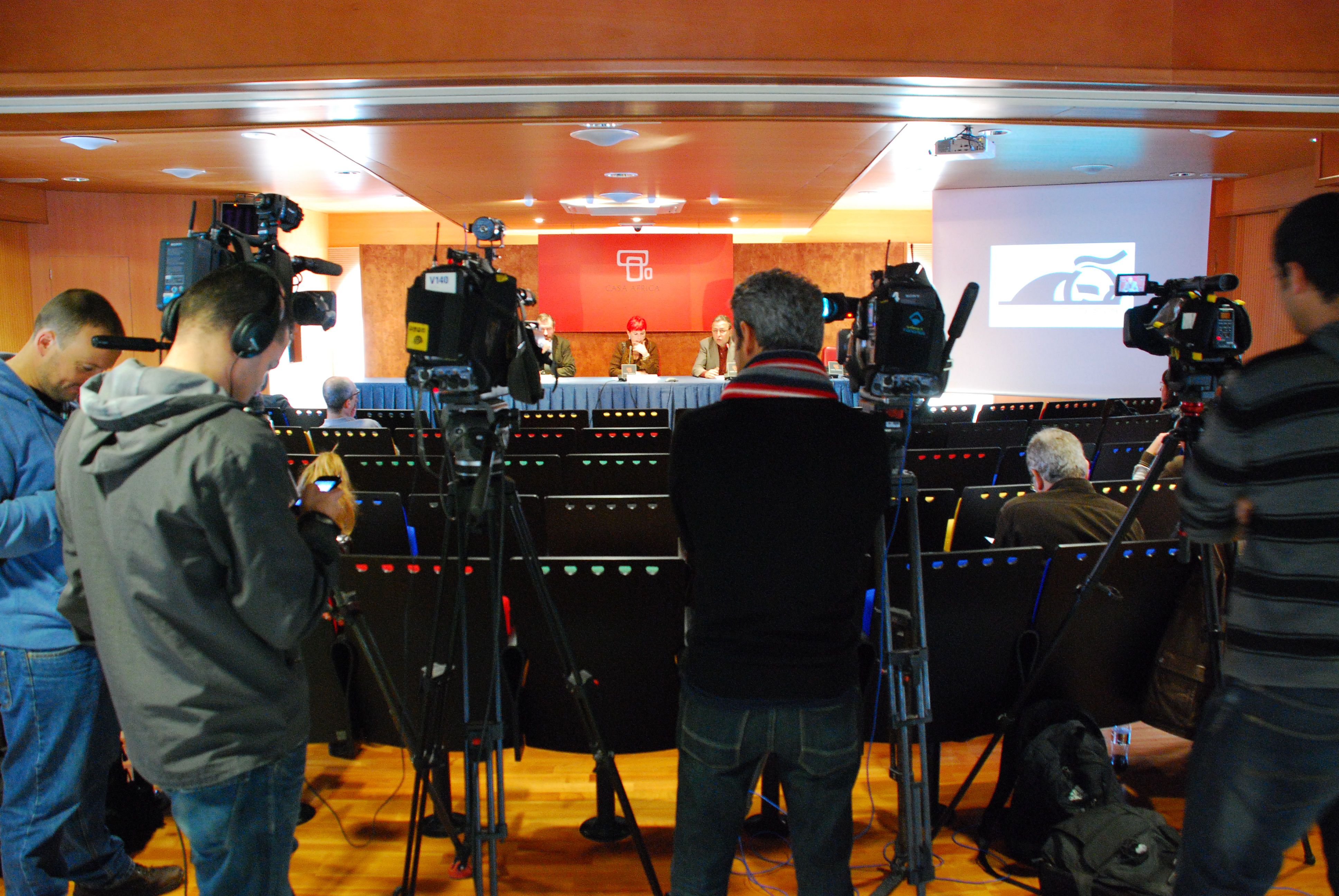 6. Medios en la Presentación del Festival de Cine de Las Palmas de Gran Canaria en Casa África