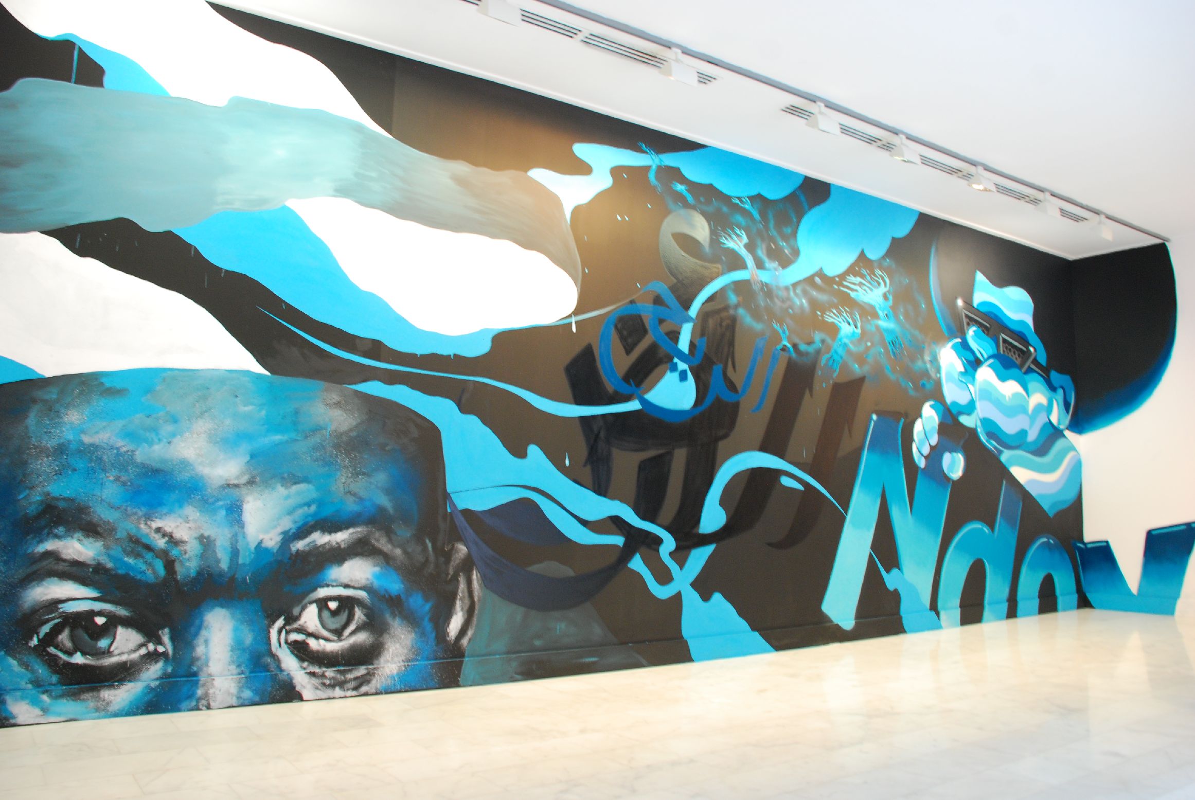 19. Montaje de la exposición Gráffica