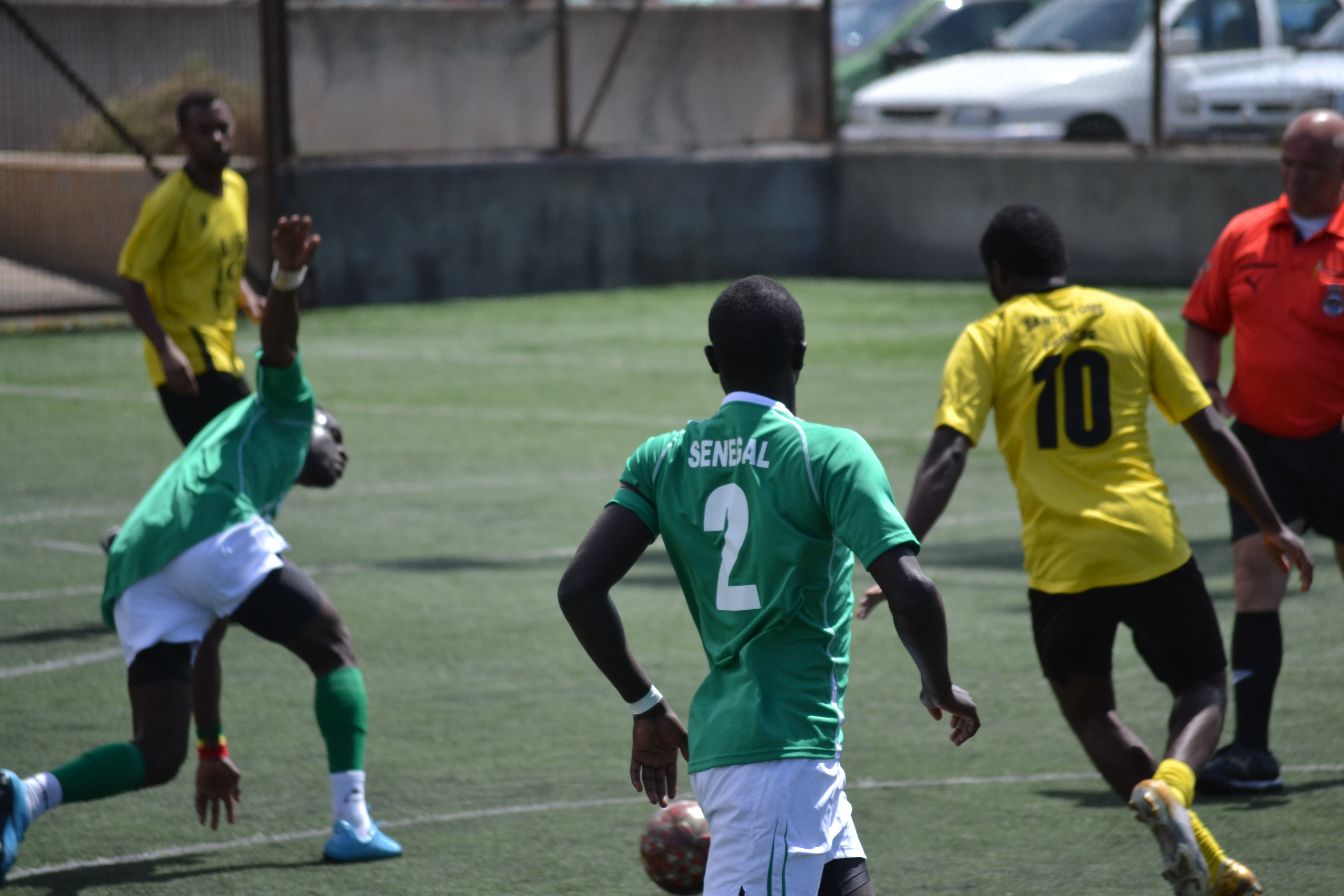 51. Partido entre Senegal y Santo Tomé y Príncipe en la Copa África del Torneo África Vive
