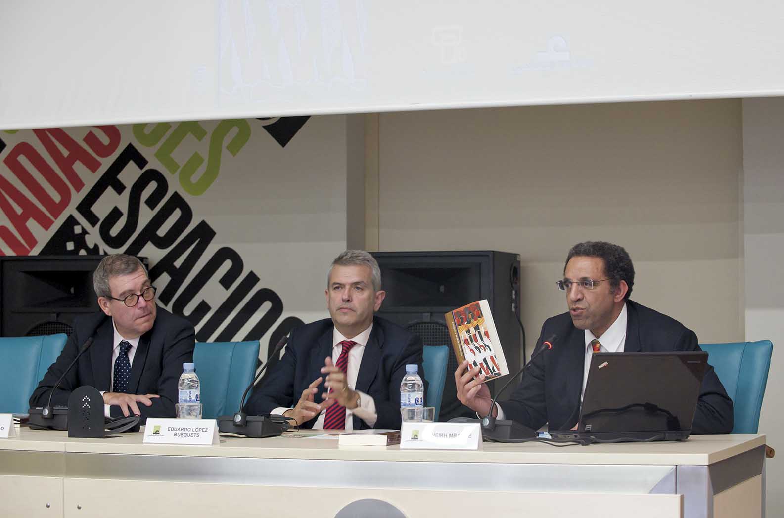 30. Intervención de Cheikh Mbacké Diop (profesor universitario e hijo del autor) en Casa Árabe