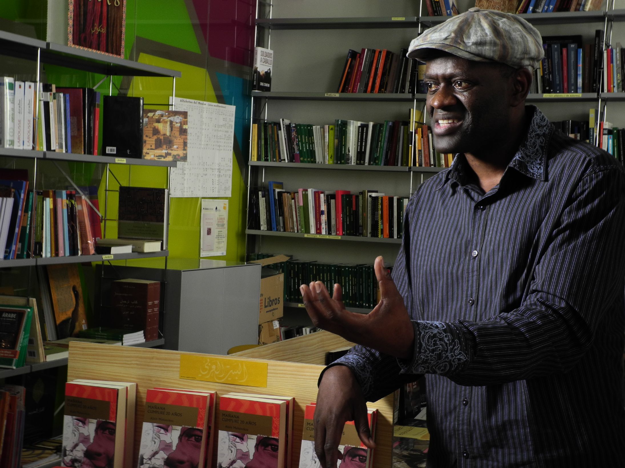 8. Alain Mabanckou en la Feria del Libro en Madrid con el programa de Literatura Letras Africanas de Casa África