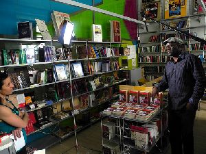11. Alain Mabanckou en la Feria del Libro en Madrid con el programa de Literatura Letras Africanas de Casa África