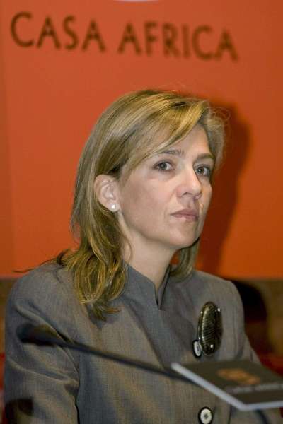 4. S.A.R La Infanta Doña Cristina a Casa África durante la presentación del proyecto GAVI