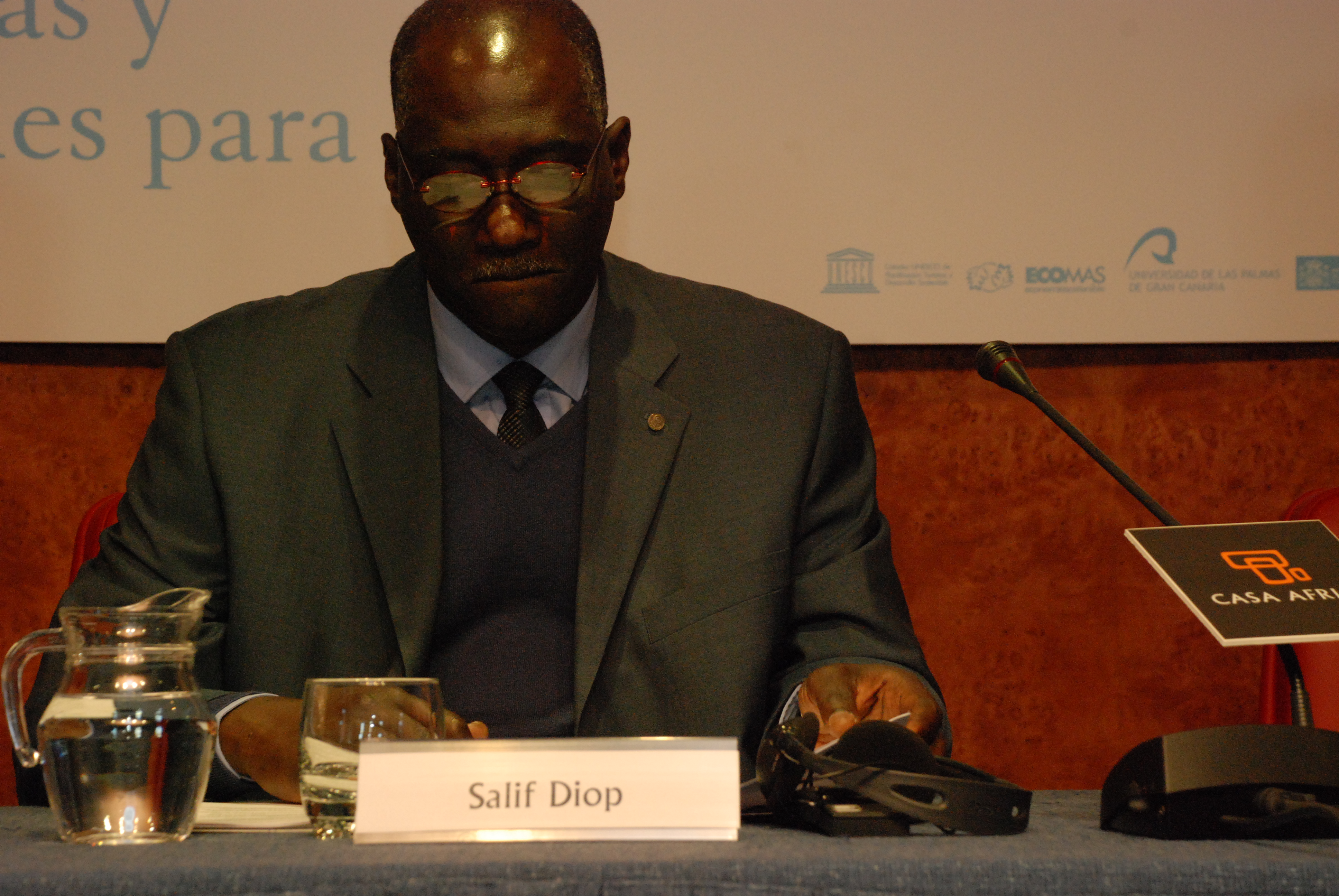 4. Salif Diop, Responsable Senior de Asuntos Ambientales del programa de las Naciones Unidas para el Medio Ambiente (UNEP)