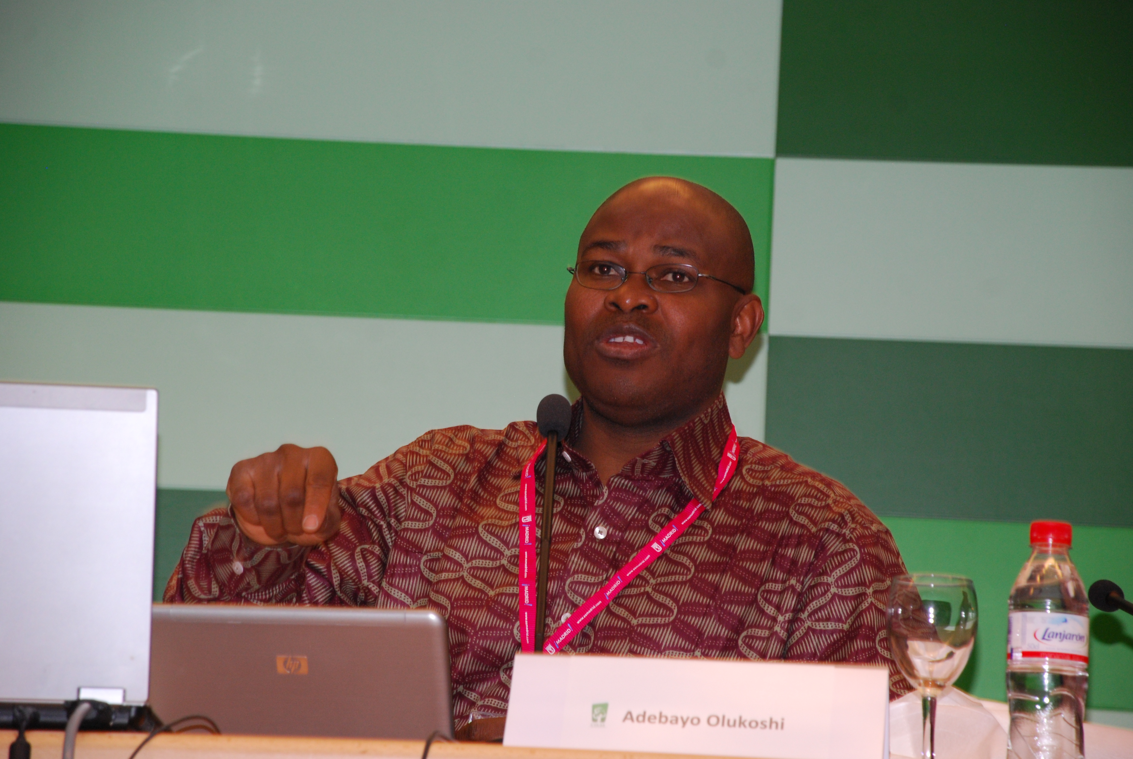 19. Imagen de Adebayo Olukoshi, Director del Instituto Africano para el Desarrollo y Planificación