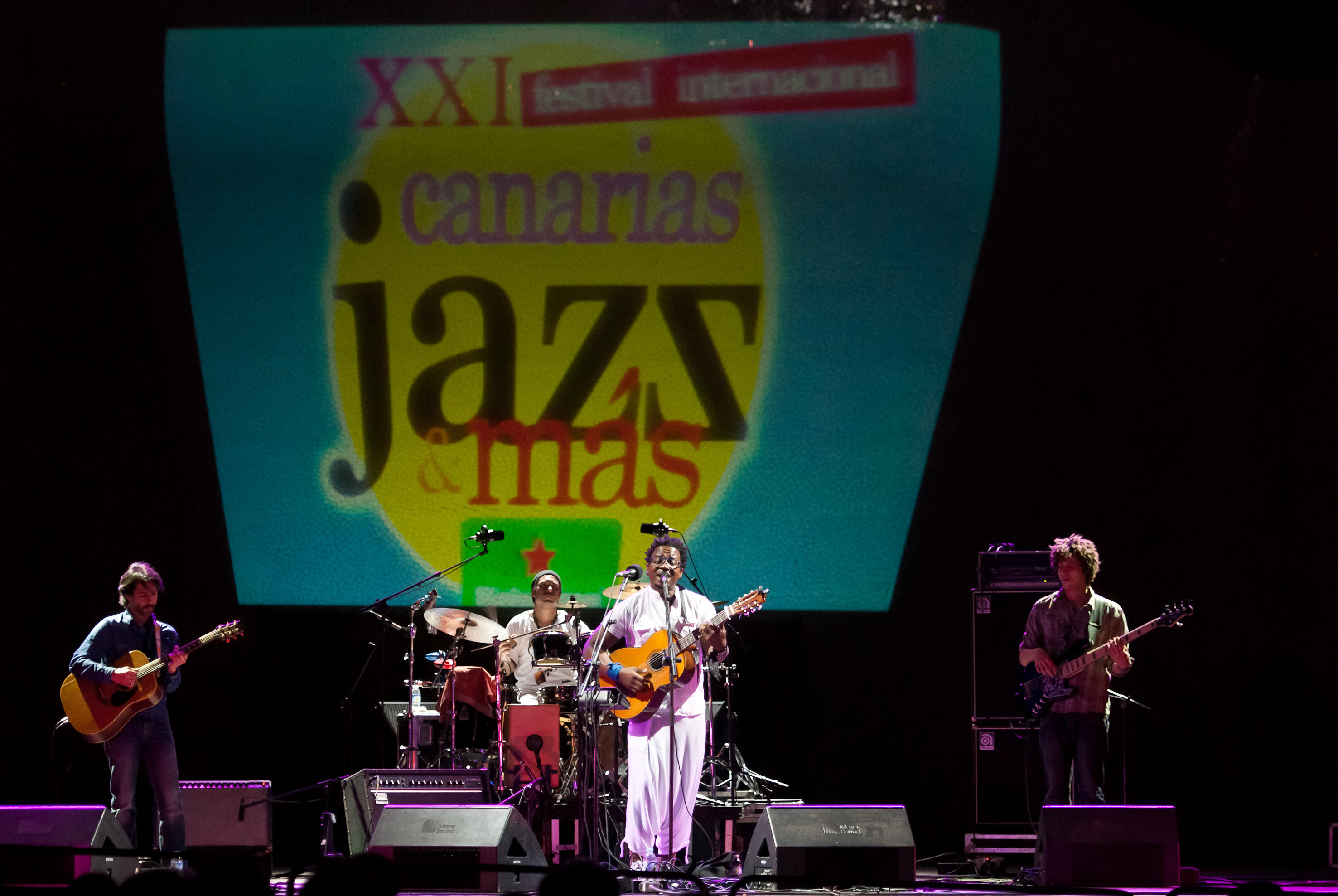 22. Actuación de Blick Bassy en el Festival de Jazz en Las Palmas de Gran Canaria