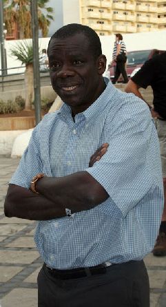 22. Imagen de Amadou Ndoye (Senegal) en su participación en el SILA, 2009