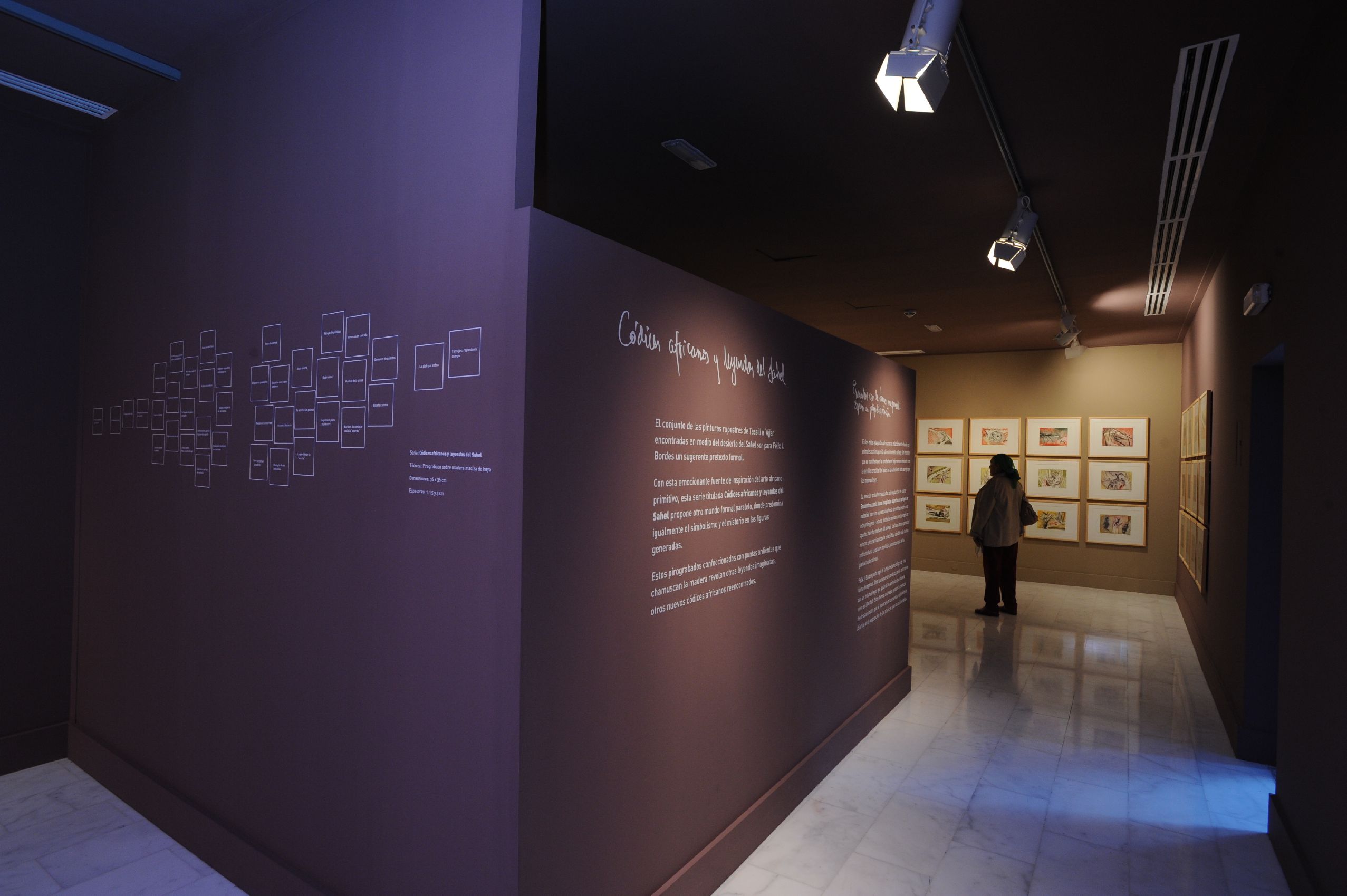 30. Imagen de la exposición en Casa África AEA Tubab: ¿África es así, m’zungu?, 2008