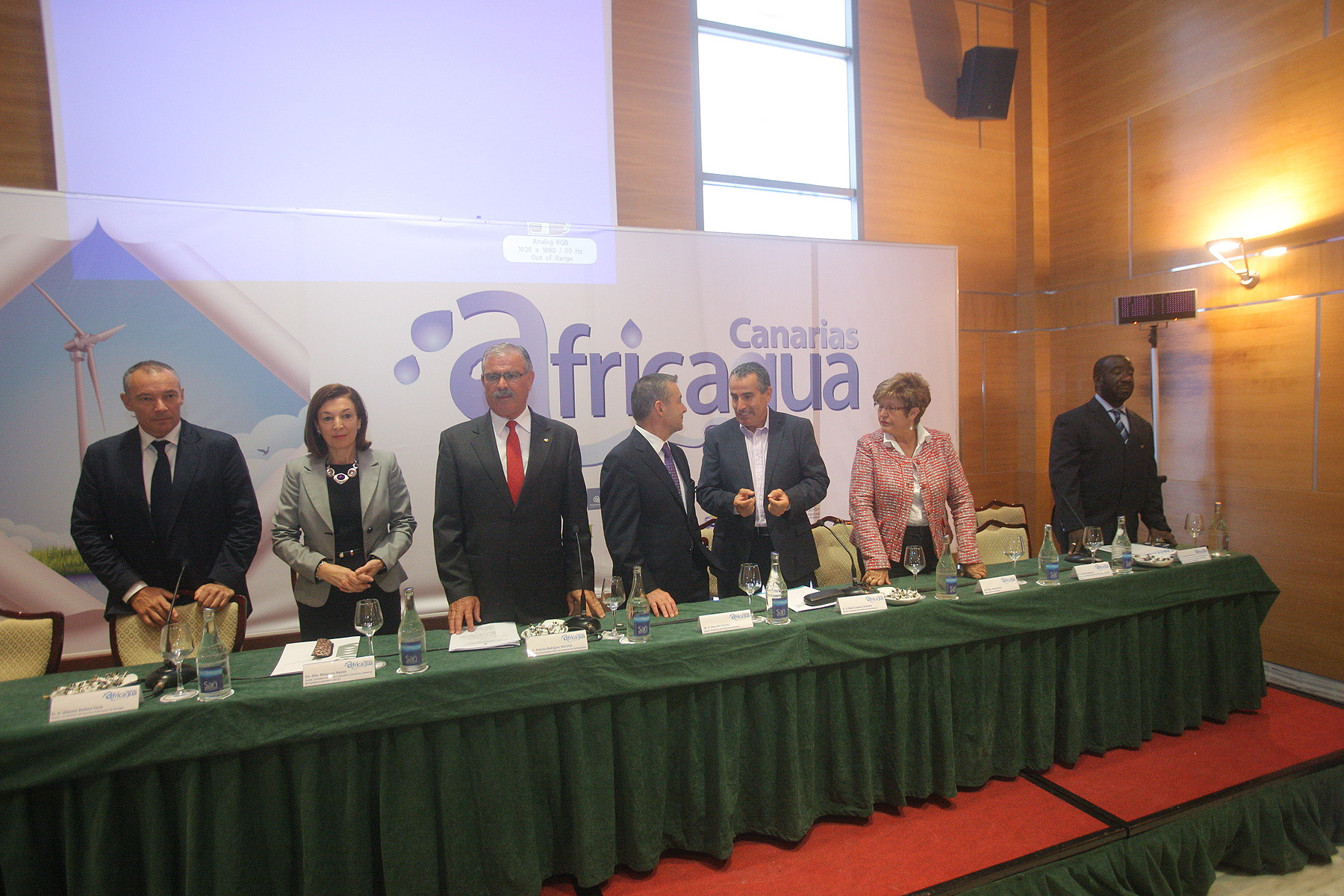 4. Imagen de la presentación de Africagua en Fuerteventura, 2012