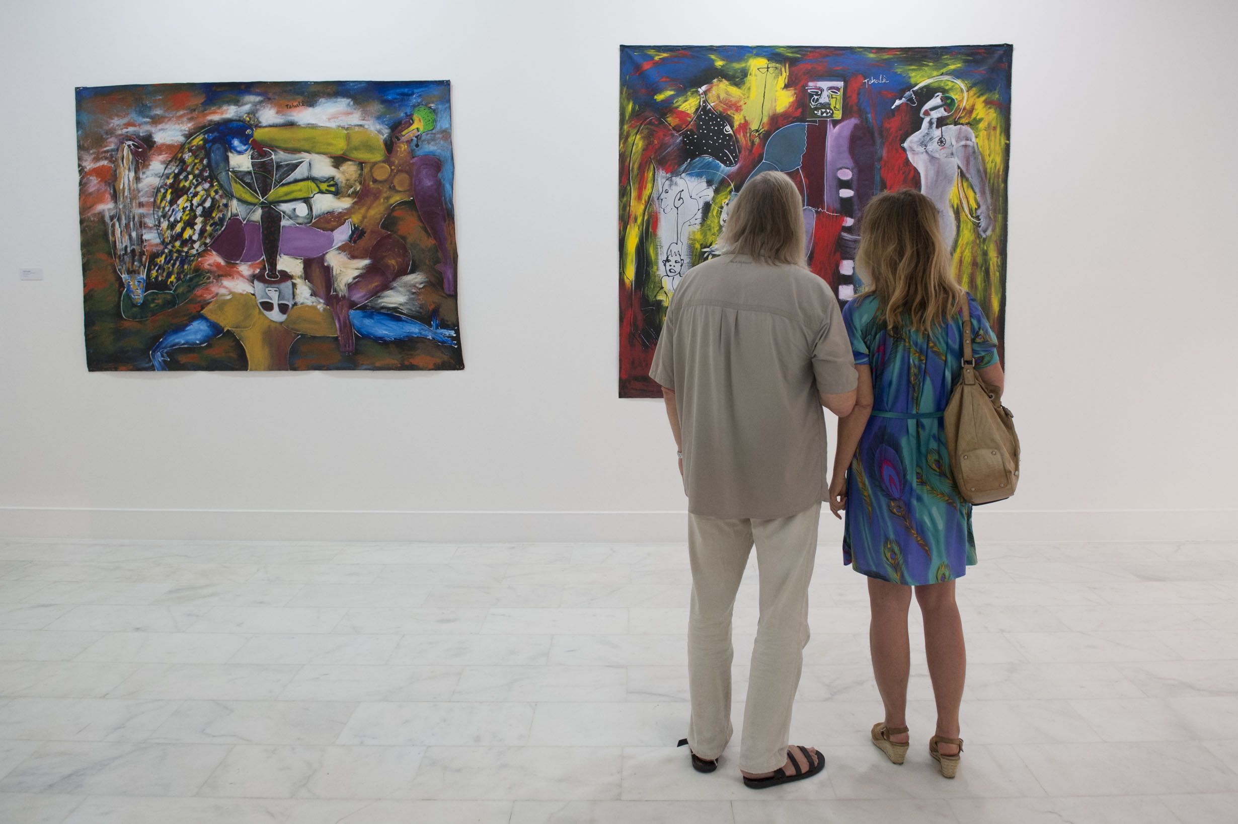 9. Imagen de la exposición Escena Caboverdiana en Casa África