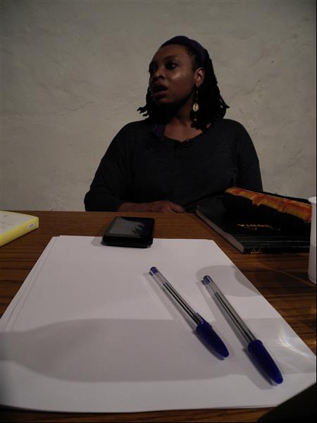 3. Participación de Leonora Miano en el programa Letras Africanas en el Festival de Teatro Tres Continentes