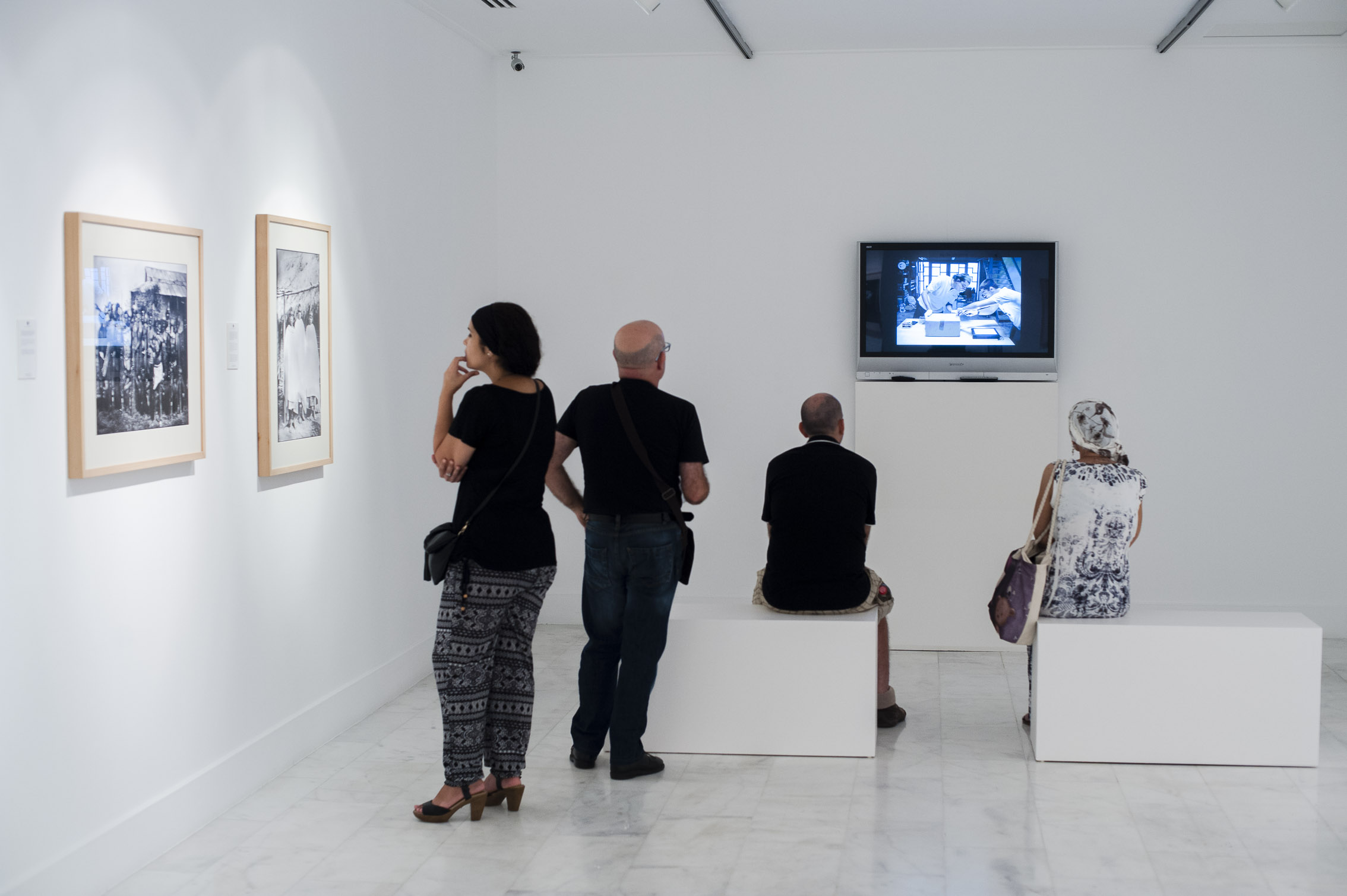 9. Imagen de la inauguración de la exposición Madagascar 1906 en Casa África, 2015