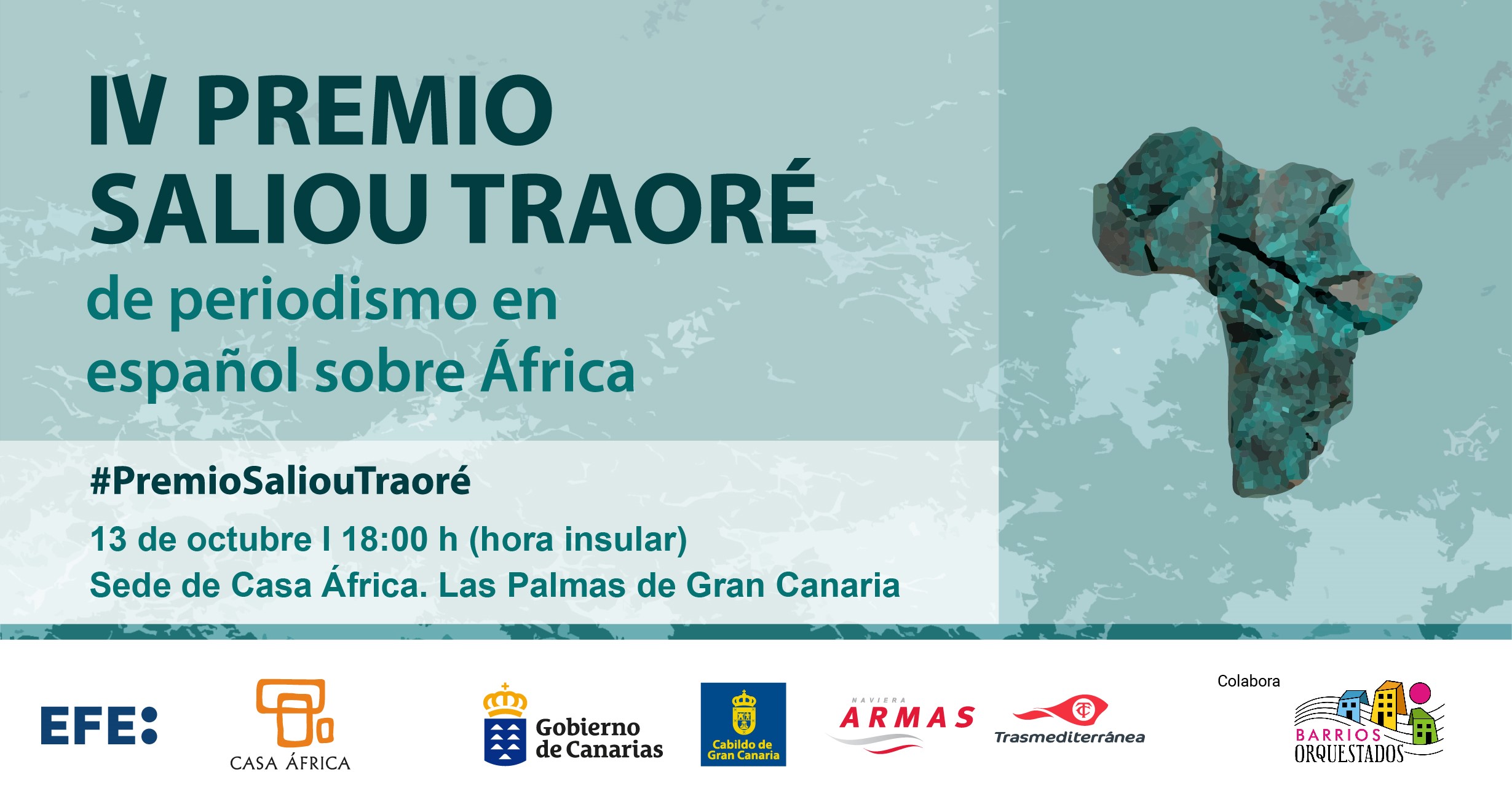 Invitación Entrega IV Premio Saliou Traoré, 2022