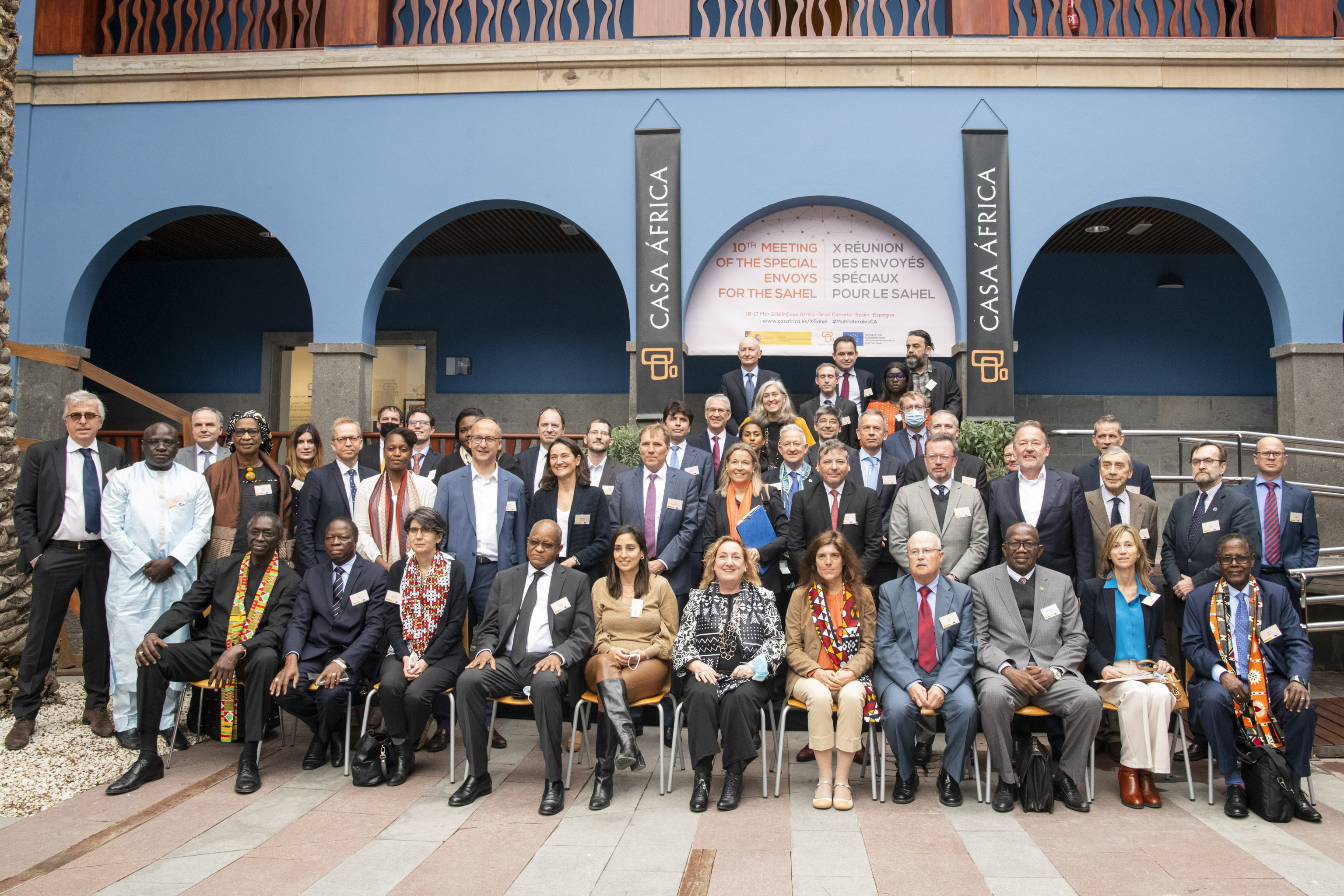 Foto de familia. X REUNIÓN DE ENVIADOS ESPECIALES DE LA UE PARA EL SAHEL