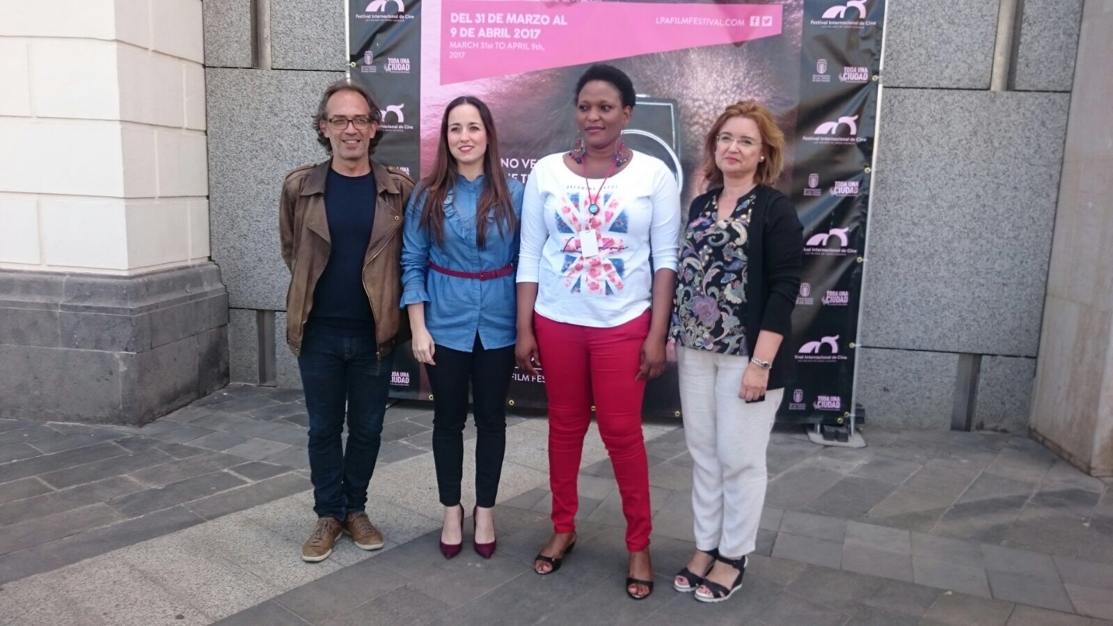 La actriz congoleña Véronique Beya Mputu presenta la película «Félicité» en Las Palmas de Gran Canaria