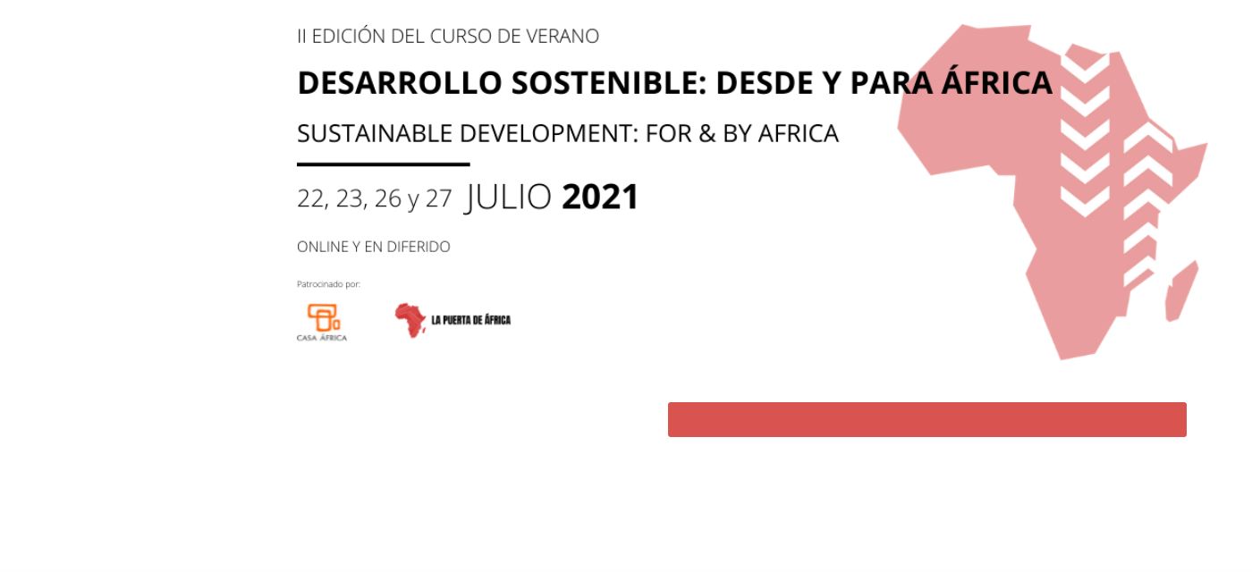 Casa África organiza, con Puerta de África, un curso de verano de alto nivel dedicado al desarrollo sostenible del continente africano