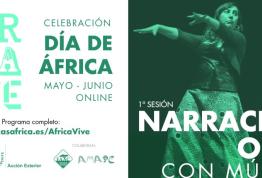 Cuentos africanos con Ana Griott y música de Khali Thioune. Narración oral en línea.