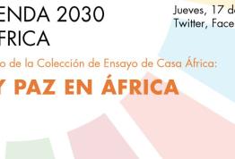 Webinar #Agenda2030: Guerra y paz en África