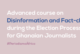 Formación para periodistas africanos en Ghana