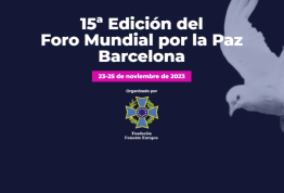 XV World Peace Forum Barcelona 2023