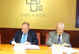 Casa África y la Cámara de Comercio de España firman un convenio para acercar las pymes españolas al continente vecino