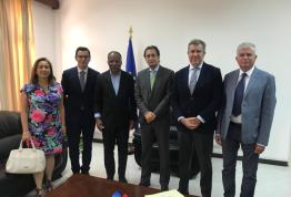 El director general de Casa África acompaña al vicepresidente del Gobierno de Canarias en su visita a Cabo Verde