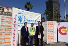 El PMA realiza desde Gran Canaria un envío de alimentos a Mauritania financiado por España y Japón