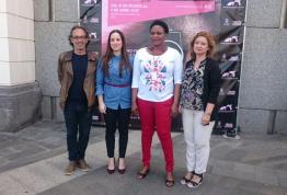 La actriz congoleña Véronique Beya Mputu presenta la película «Félicité» en Las Palmas de Gran Canaria